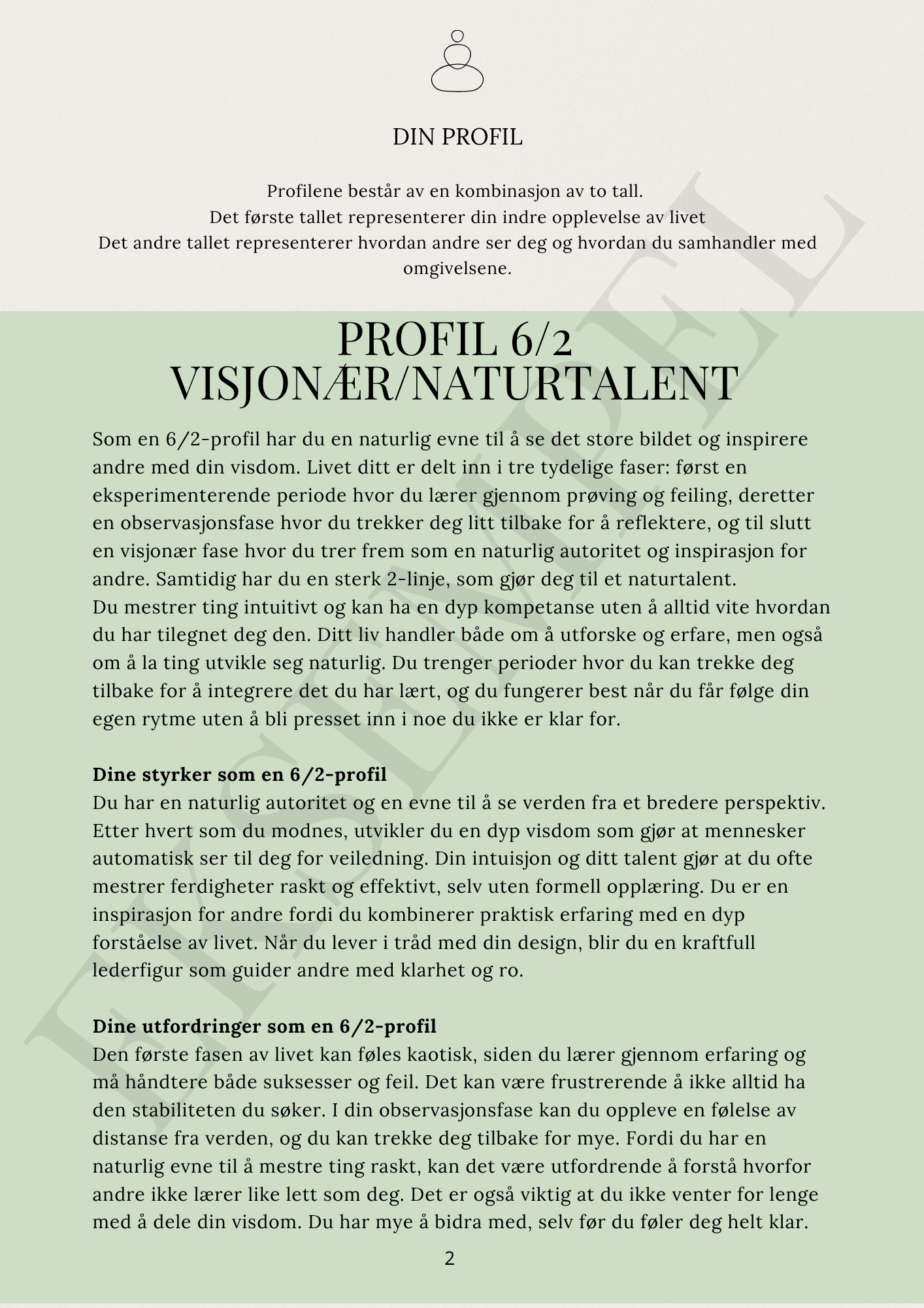 Human Design skriftlig analyse